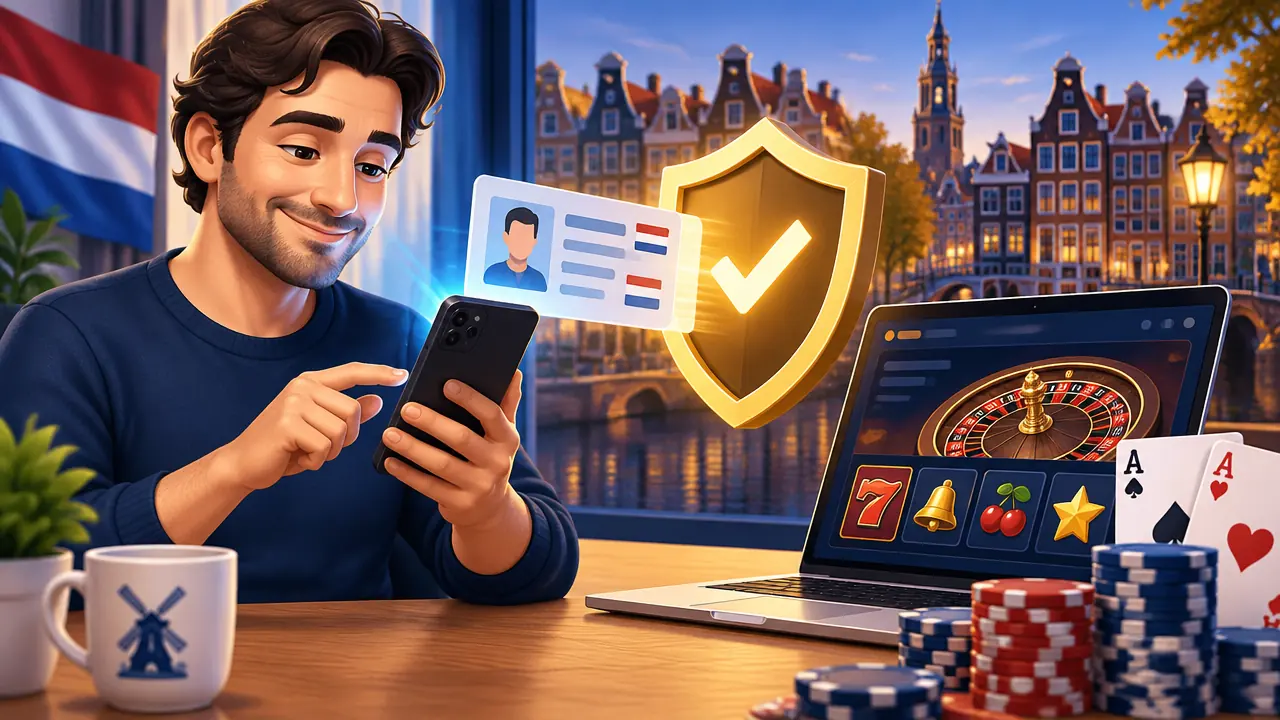 Identiteitsdocumenten worden met een smartphone gefotografeerd voor online verificatie